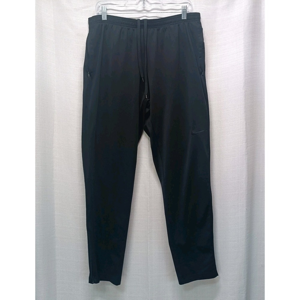 NIKE‎ Dri Fit Sweatpants Mens XL 33x29.5 Black Jogger Track Stretch Activewear